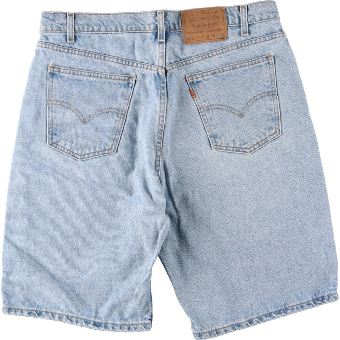 90'S Levi's 550 Relaxed Fit Denim Shorts, Half Pants, Men's, W36, Vintage / eaa382699