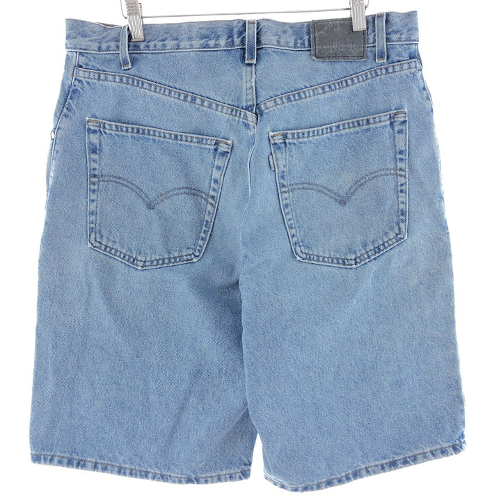 90'S Levi's SILVER TAB LOOSE denim shorts, half pants, men's size 34, vintage / eaa382708