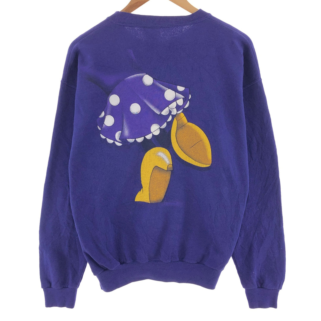 90'S Disney Minnie Mouse double-sided print character sweatshirt, made in USA, women's M, vintage /eaa382732