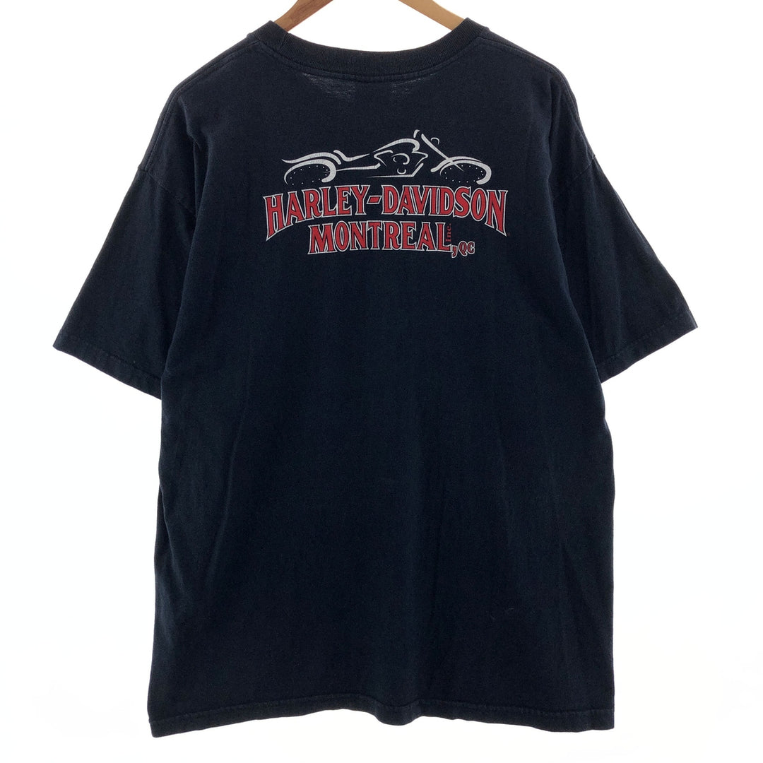 Harley-Davidson Double-sided Print Motorcycle Bike T-Shirt Men's XL /eaa382741