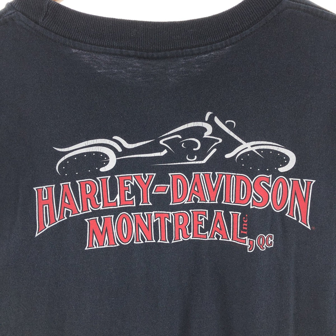 Harley-Davidson Double-sided Print Motorcycle Bike T-Shirt Men's XL /eaa382741