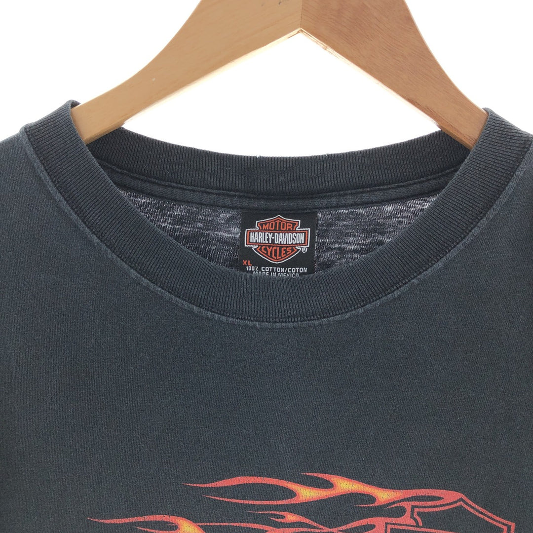 00'S Harley-Davidson Double-sided Print Motorcycle Bike T-Shirt Men's XL /eaa382772