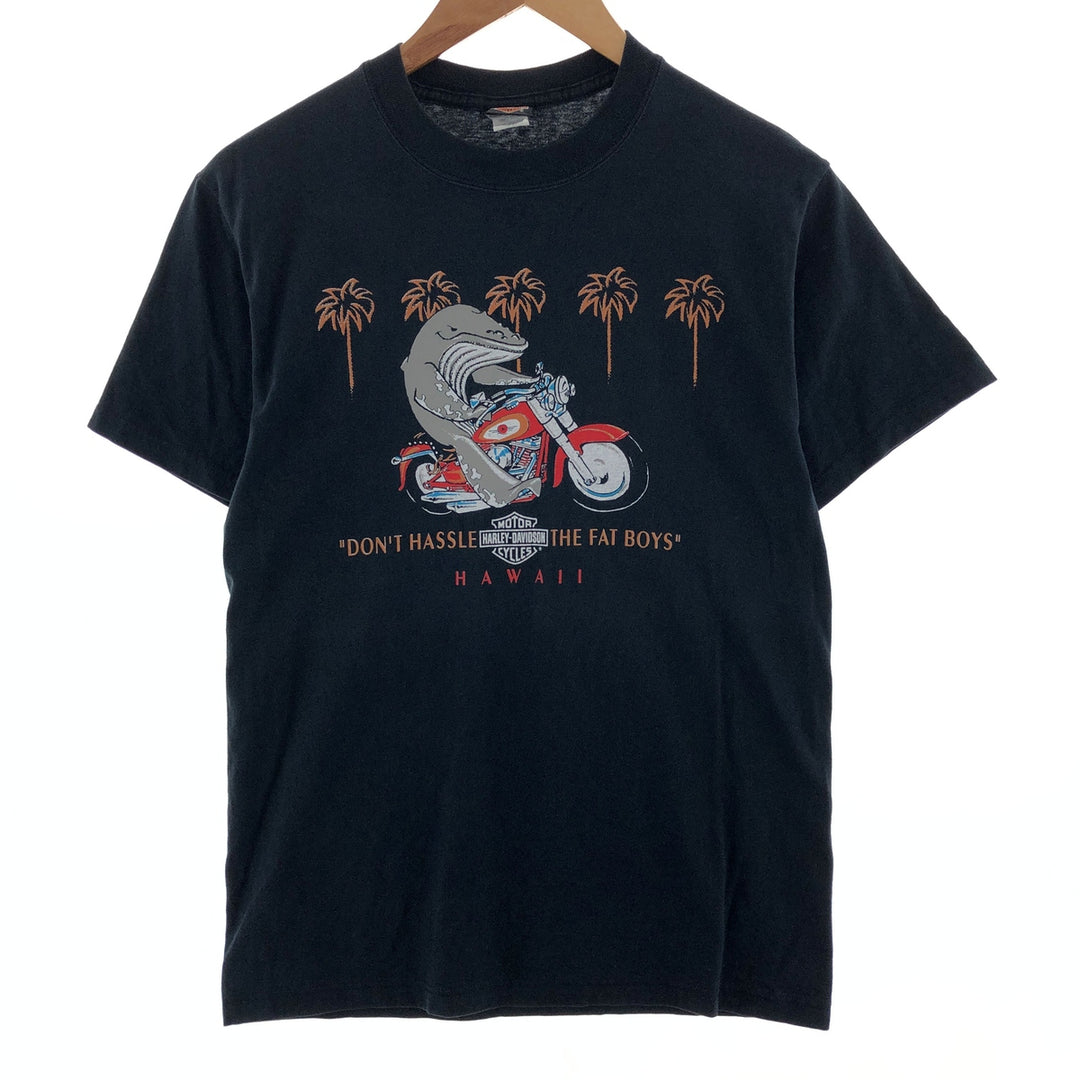 90s~00'S Harley-Davidson Motorcycle Bike T-shirt Men's S /eaa382814