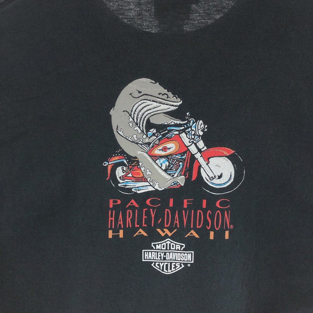 90s~00'S Harley-Davidson Motorcycle Bike T-shirt Men's S /eaa382814