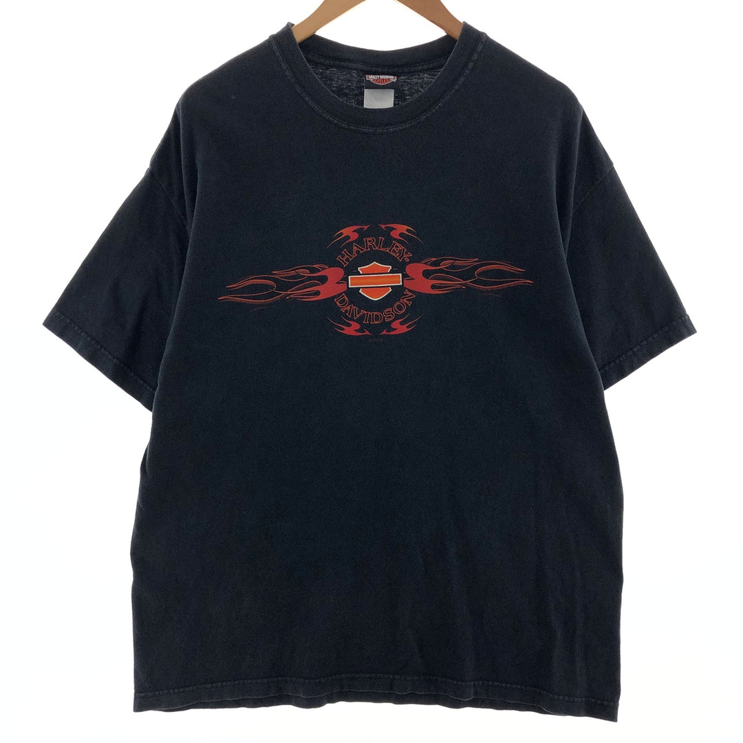 00'S Harley-Davidson HANES Motorcycle Bike T-shirt Made in USA Men's XL /eaa382815