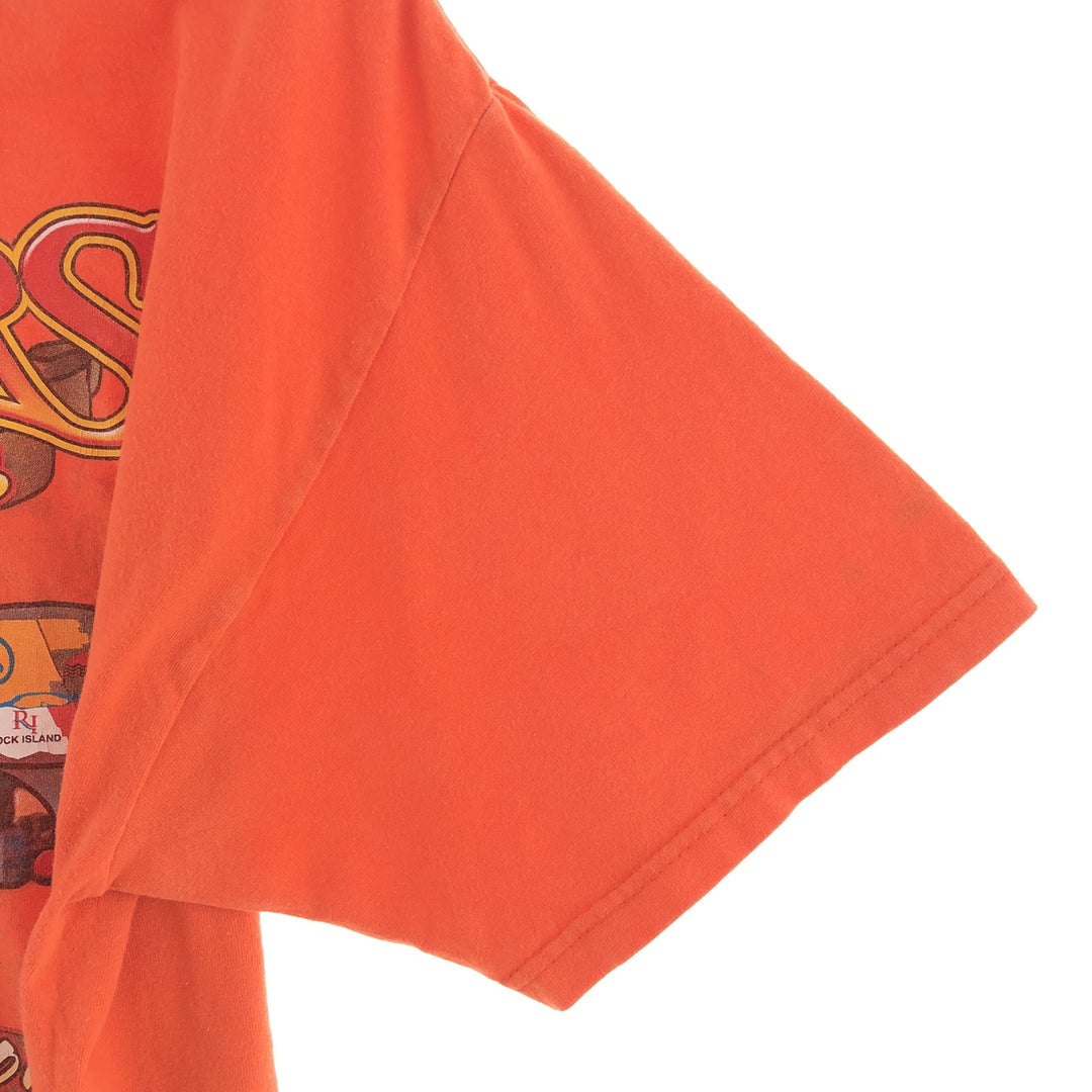 00'S Harley-Davidson HANES Motorcycle Bike T-shirt Made in USA Men's L /eaa382827