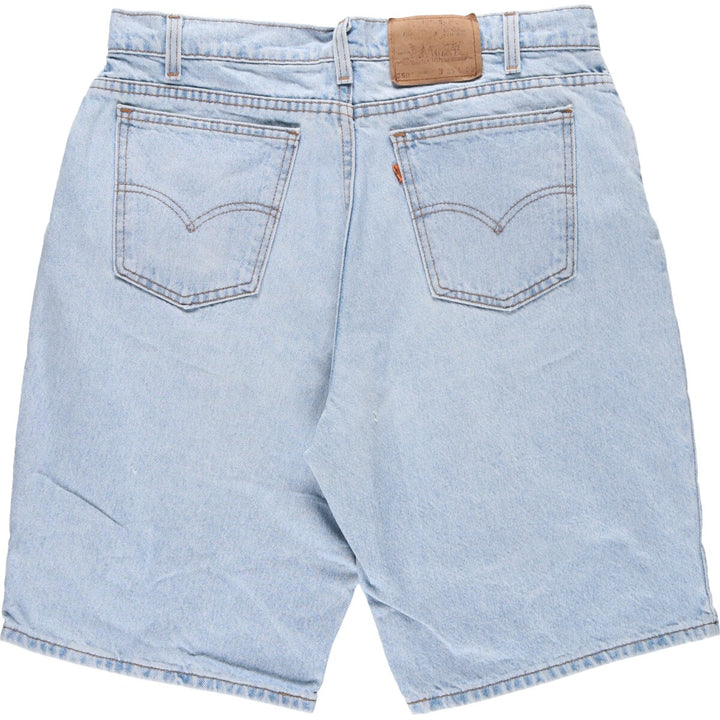 ~00'S Levi's 550 Relaxed Fit 00 Length Denim Shorts Half Pants Men's W36 Vintage / eaa382839