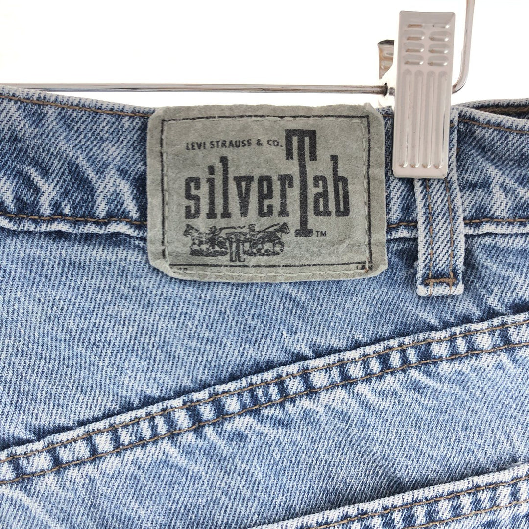 90'S Levi's SILVER TAB LOOSE denim shorts, made in USA, men's w34, vintage /eaa382842