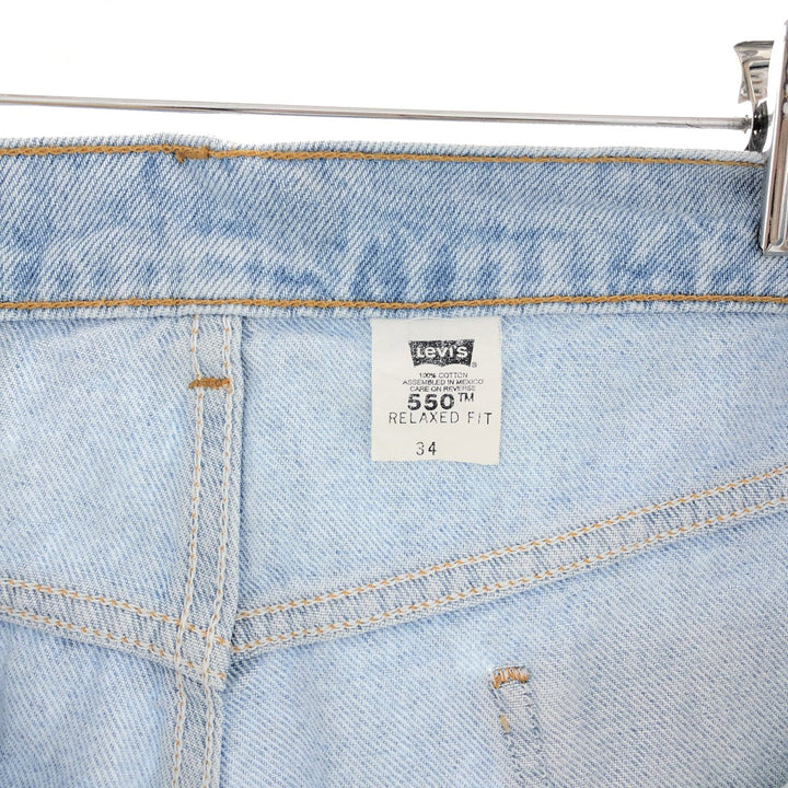 90'S Levi's 550 Relaxed Fit Denim Shorts, Men's, W33, Vintage / eaa382848