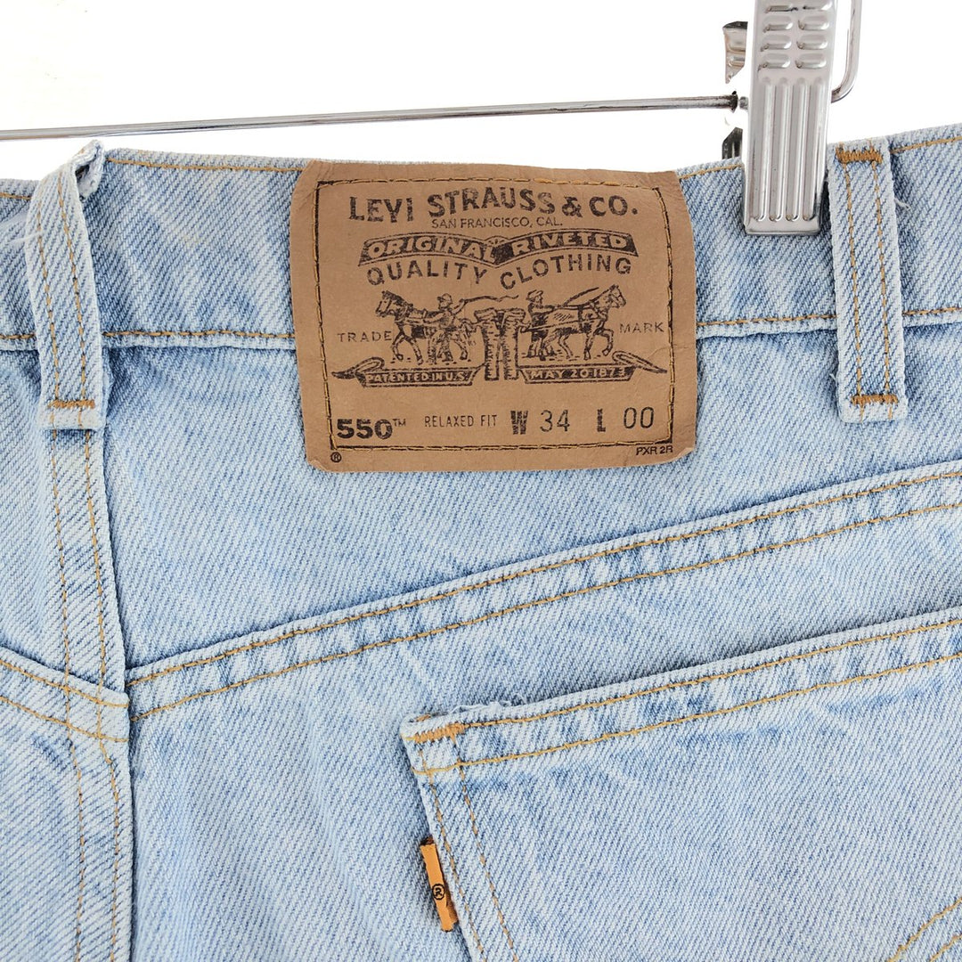 90'S Levi's 550 Relaxed Fit Denim Shorts, Men's, W33, Vintage / eaa382848