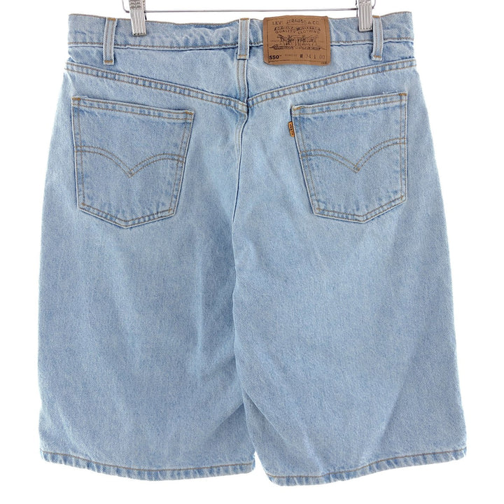 90'S Levi's 550 Relaxed Fit Denim Shorts, Half Pants, Men's, W33, Vintage / eaa382851