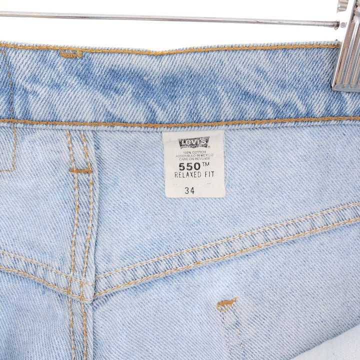 90'S Levi's 550 Relaxed Fit Denim Shorts, Half Pants, Men's, W33, Vintage / eaa382851