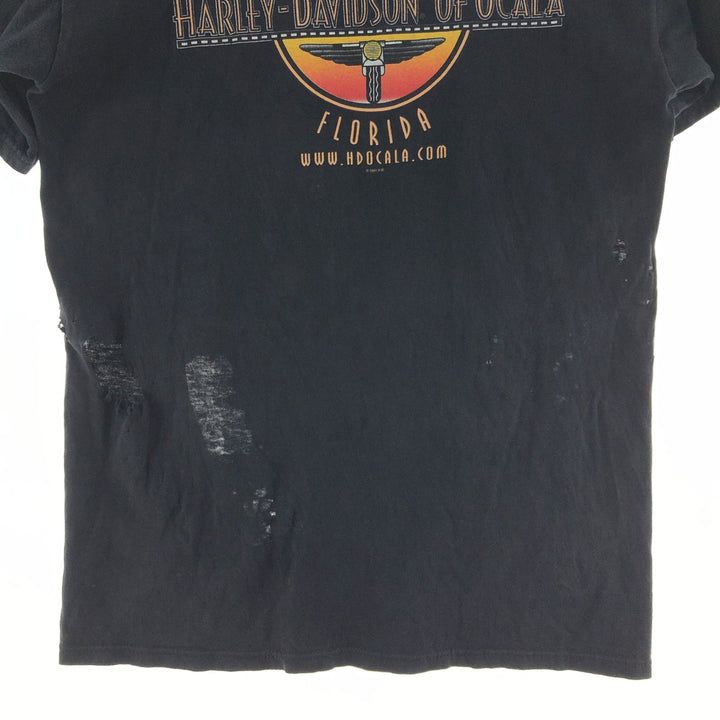 90'S Harley-Davidson Double-sided Print Motorcycle Bike T-Shirt Made in USA Men's M Vintage /eaa382854