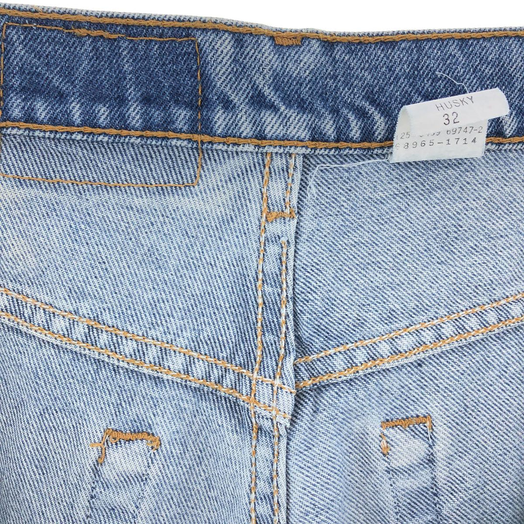 90'S Levi's 565 WIDE LEG denim shorts, half pants, men's w33 vintage /eaa382871