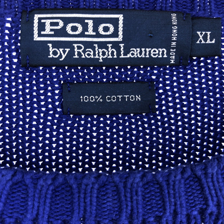 Ralph Lauren POLO by Ralph Lauren Striped Pattern Cotton Knit Sweater Men's XL / eaa382911