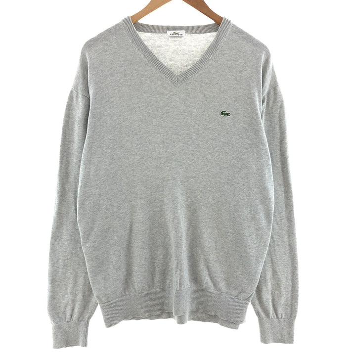 Lacoste LACOSTE V-neck cotton knit sweater Men's XXL Long sleeve / eaa382915