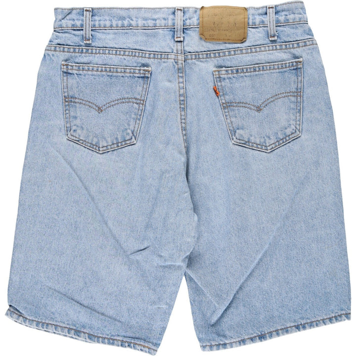 90'S Levi's 550 denim shorts, half pants, men's size 34, vintage / eaa382924