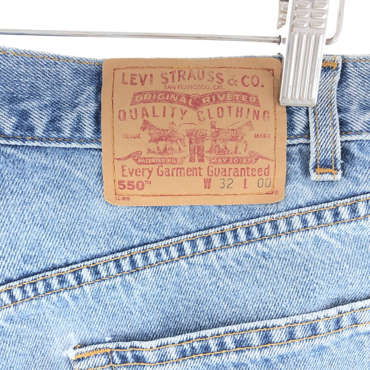 90'S Levi's 550 Relaxed Fit 00 Length Denim Shorts Shorts Men's W32 Vintage /eaa382928