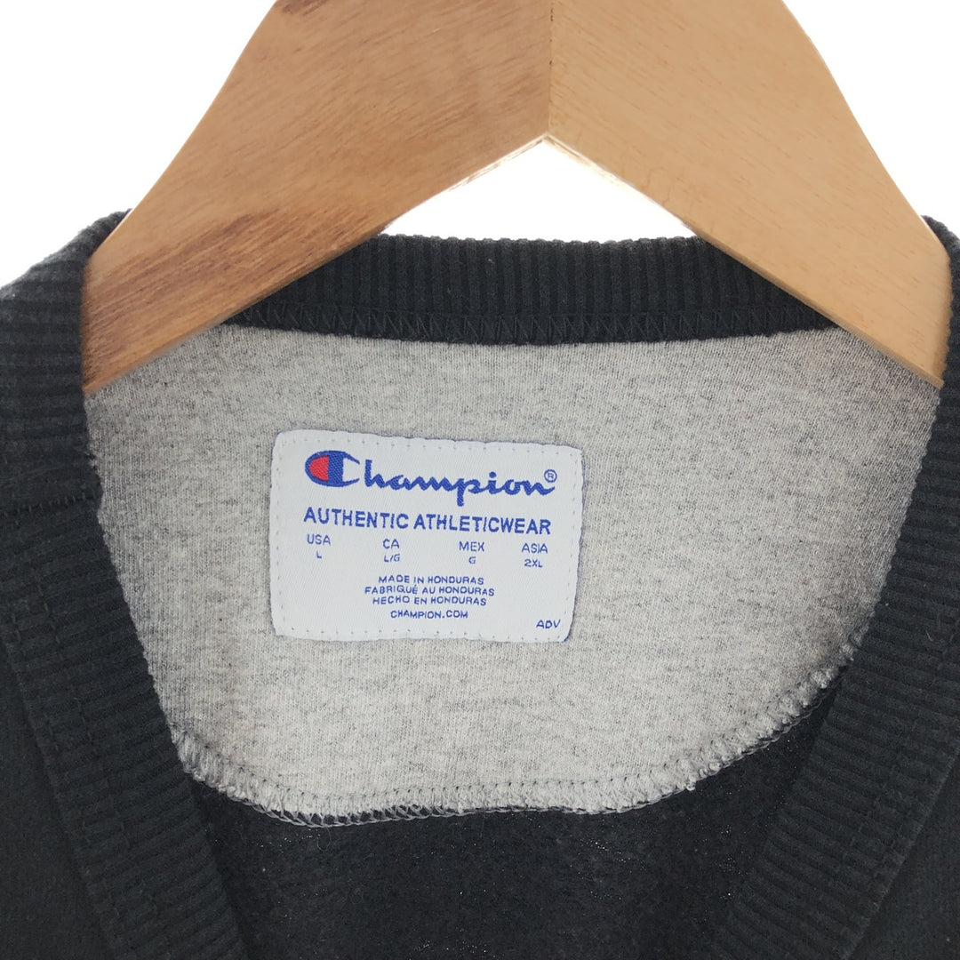 Champion Authentic Athleticwear One Point Logo Sweatshirt, Trainer, Men's, L /eaa382961