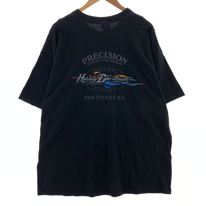 00'S Harley-Davidson HANES Motorcycle Bike T-shirt Made in USA Men's XXL /eaa382992