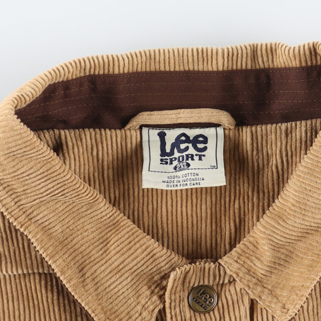 90'S Lee SPORT Corduroy Jacket Men's XXL Vintage /eaa383009