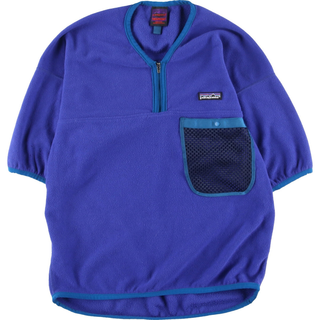 1993 Patagonia Capilene 25570S3 short sleeve fleece pullover made in USA men's M vintage /eaa383042