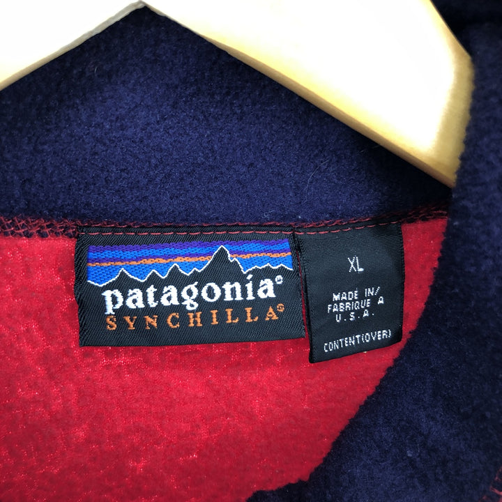 1997 Patagonia SYNCHILLA fleece vest made in USA men's XL vintage /eaa383081