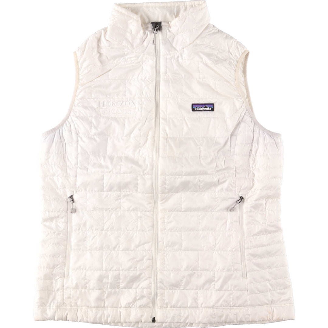 2016 Patagonia Quilted Vest, Women's, Size XL, 84247FA16 polyester white type Vintage Second Hand