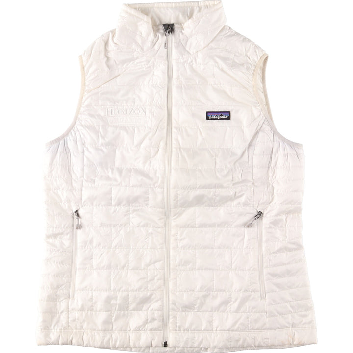 2016 Patagonia Quilted Vest, Women's, Size XL, 84247FA16 polyester white type Vintage Second Hand