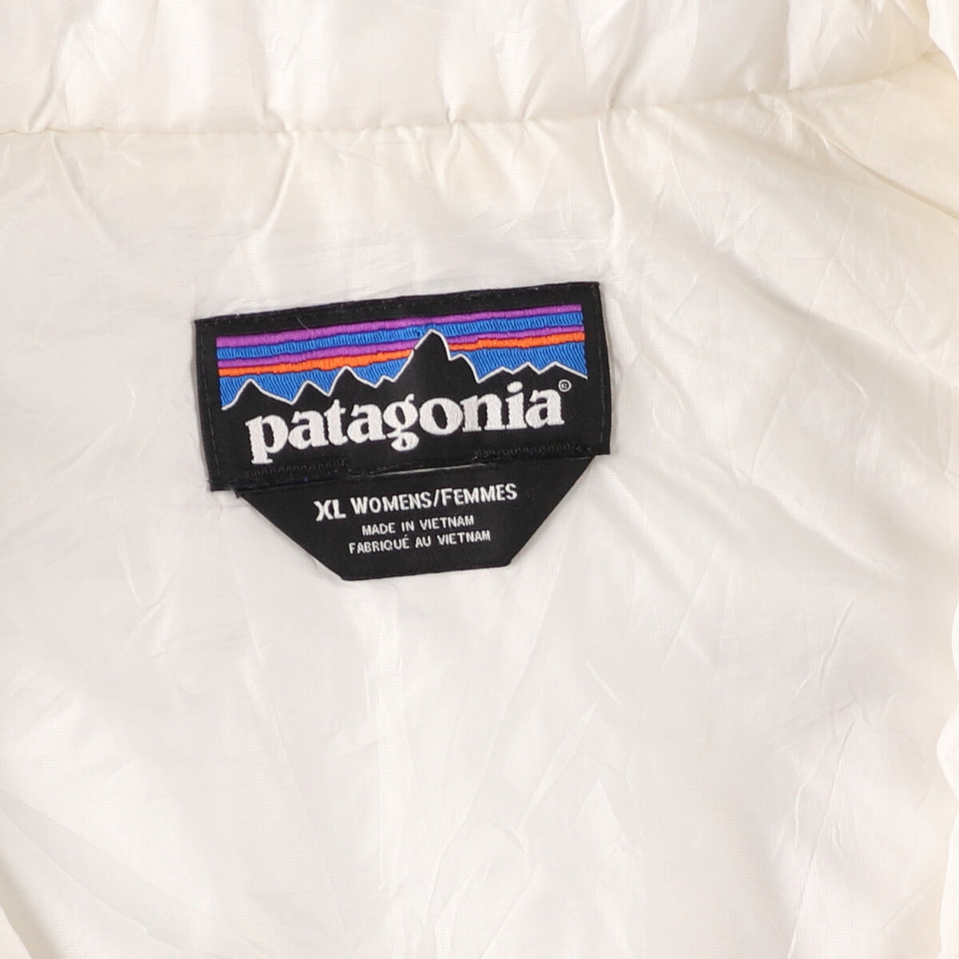 2016 Patagonia Quilted Vest, Women's, Size XL, 84247FA16 polyester white type Vintage Second Hand