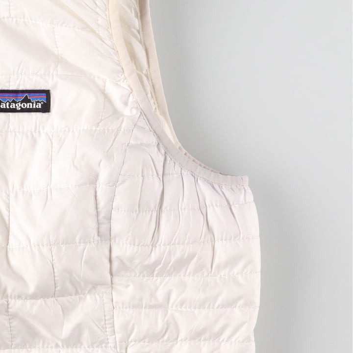 2016 Patagonia Quilted Vest, Women's, Size XL, 84247FA16 polyester white type Vintage Second Hand