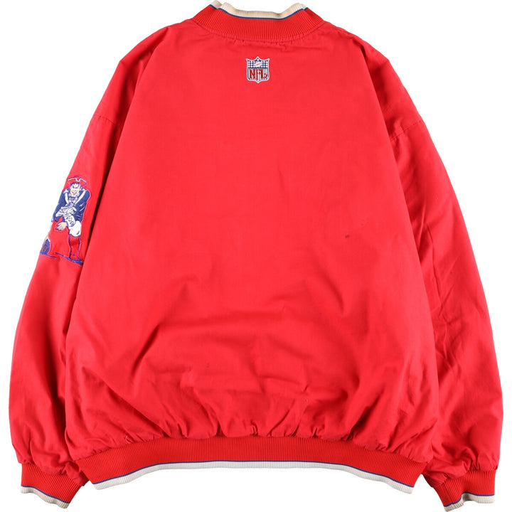 90'S NFL New England Patriots Reversible Stadium Jacket Award Jacket Free Size /eaa383421