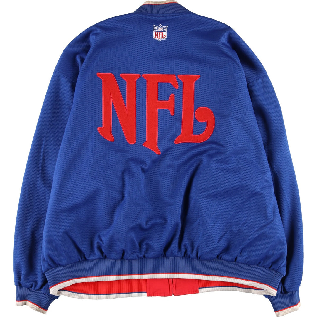 90'S NFL New England Patriots Reversible Stadium Jacket Award Jacket Free Size /eaa383421