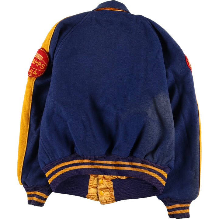 50's HATCHERS Reversible Satinx Wool Varsity Jacket Award Jacket Varsity Jacket 44 Men's L /eaa383590