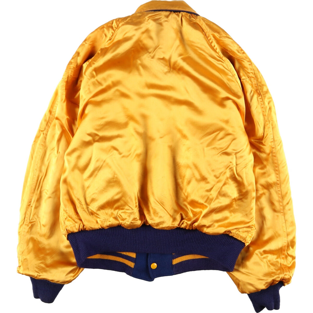 50's HATCHERS Reversible Satinx Wool Varsity Jacket Award Jacket Varsity Jacket 44 Men's L /eaa383590