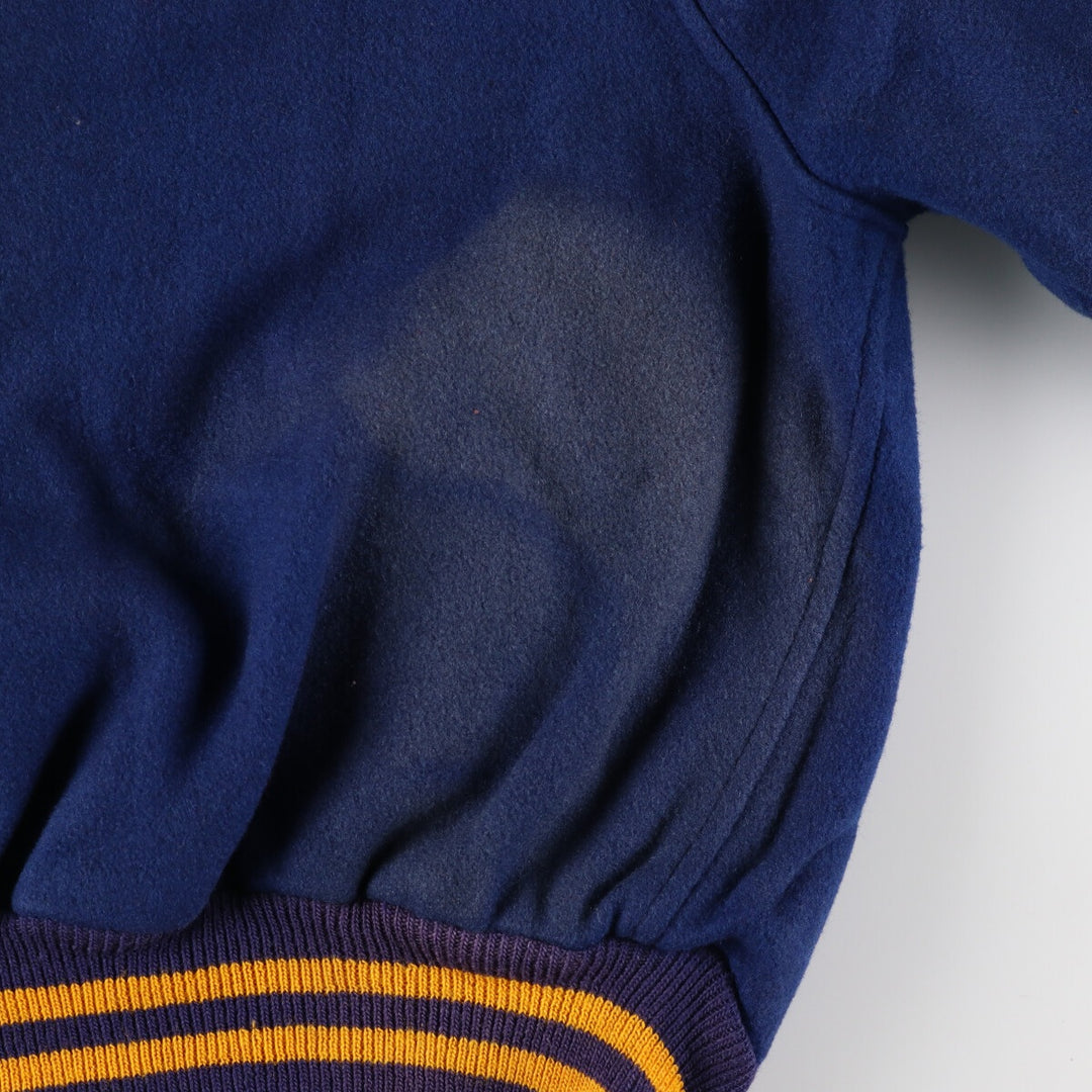 50's HATCHERS Reversible Satinx Wool Varsity Jacket Award Jacket Varsity Jacket 44 Men's L /eaa383590