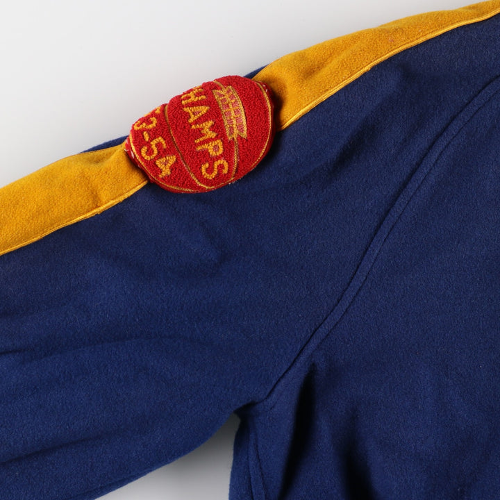 50's HATCHERS Reversible Satinx Wool Varsity Jacket Award Jacket Varsity Jacket 44 Men's L /eaa383590