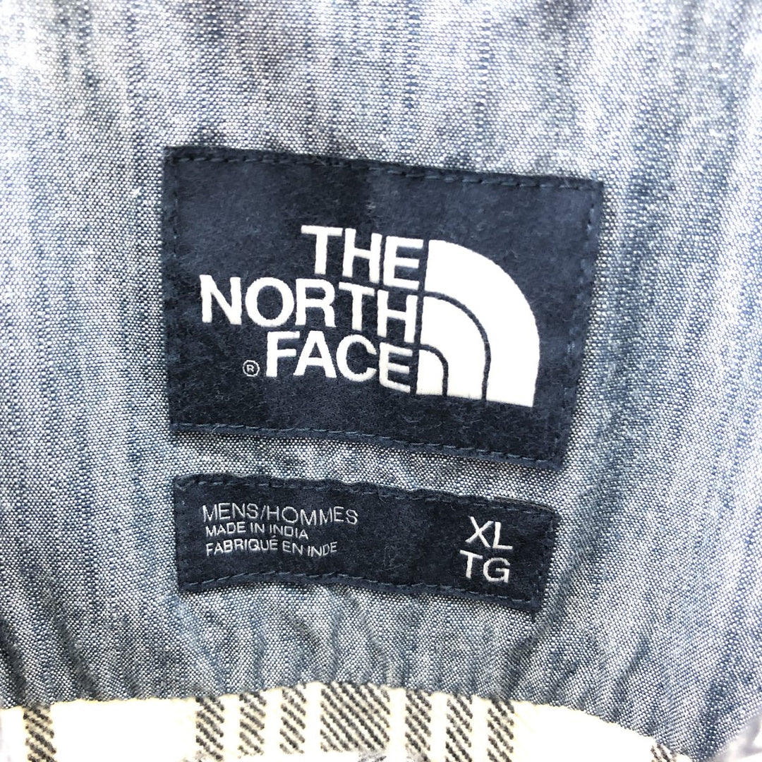 THE NORTH FACE Long Sleeve Check Pattern Heavy Flannel Shirt Men's XL /eaa383637