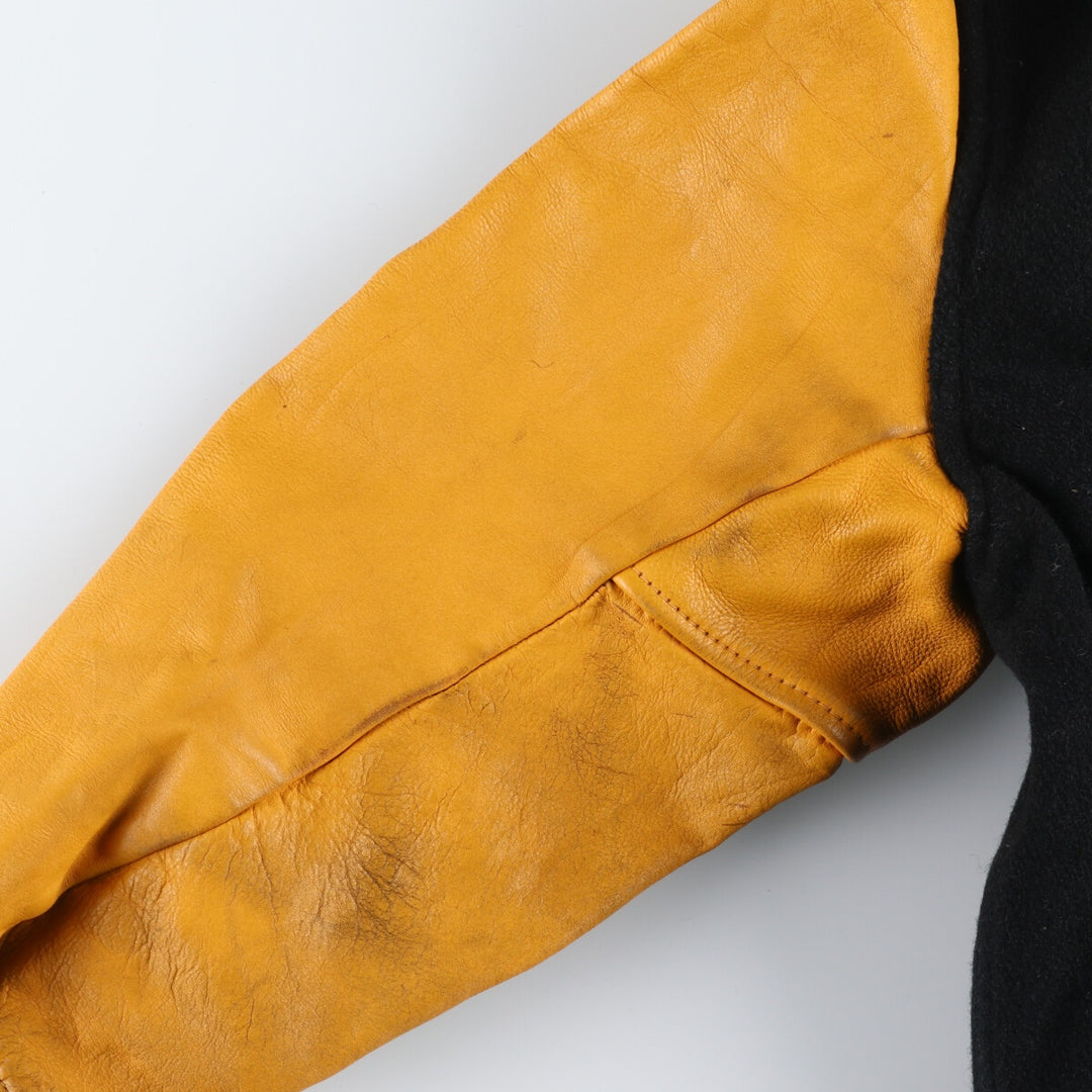 60'S Whiting Sleeve Leather Wool Stadium Jacket Award Jacket Varsity Jacket Men's L Vintage /eaa383699