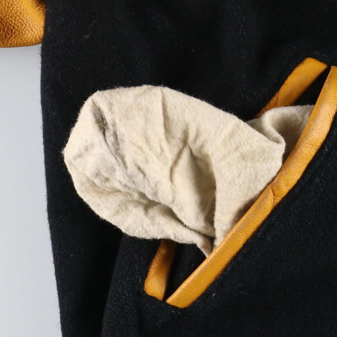 60'S Whiting Sleeve Leather Wool Stadium Jacket Award Jacket Varsity Jacket Men's L Vintage /eaa383699