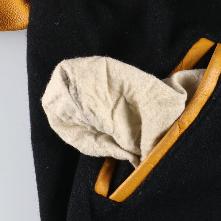 60'S Whiting Sleeve Leather Wool Stadium Jacket Award Jacket Varsity Jacket Men's L Vintage /eaa383699