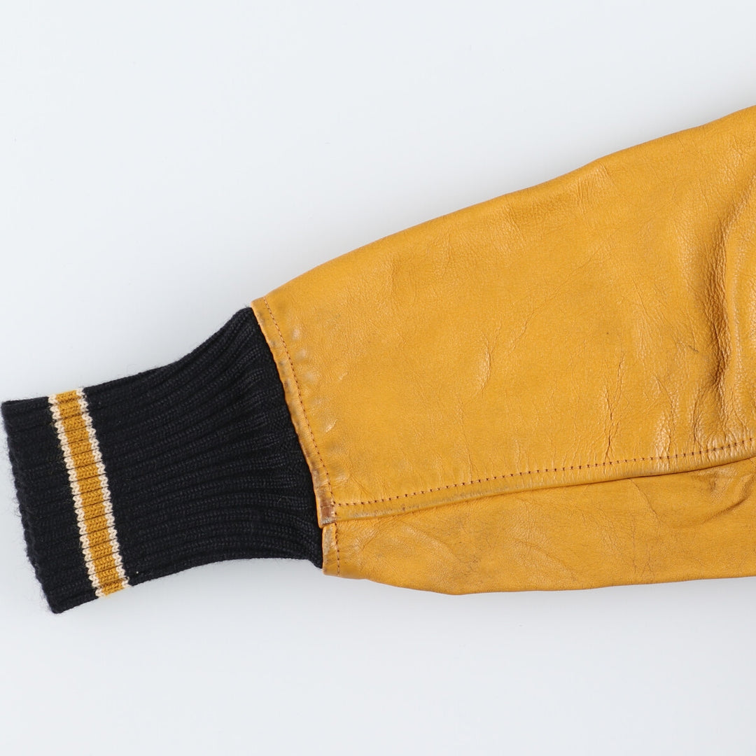 60'S Whiting Sleeve Leather Wool Stadium Jacket Award Jacket Varsity Jacket Men's L Vintage /eaa383699