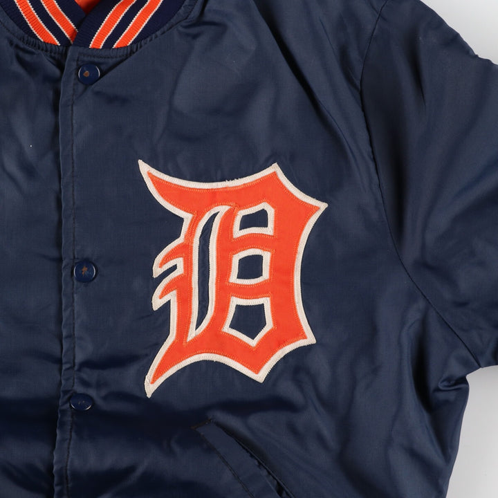 ~80'S HOWL ATHLETIC APPAREL MLB DETROIT TIGERS nylon stadium jacket made in USA women's M vintage /eaa383751