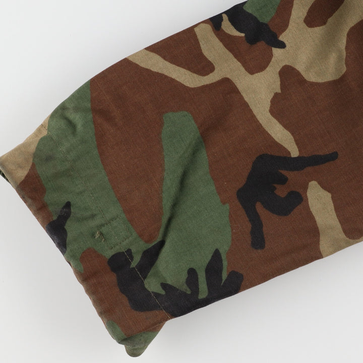 1989 delivery, genuine US military M-65 Woodland Camo camouflage pattern military field jacket, made in USA, MEDIUM LONG, men's L /eaa383851