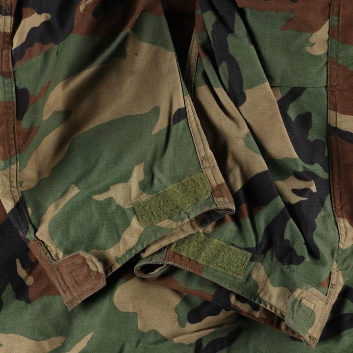 1989 delivery, genuine US military M-65 Woodland Camo camouflage pattern military field jacket, made in USA, MEDIUM LONG, men's L /eaa383851