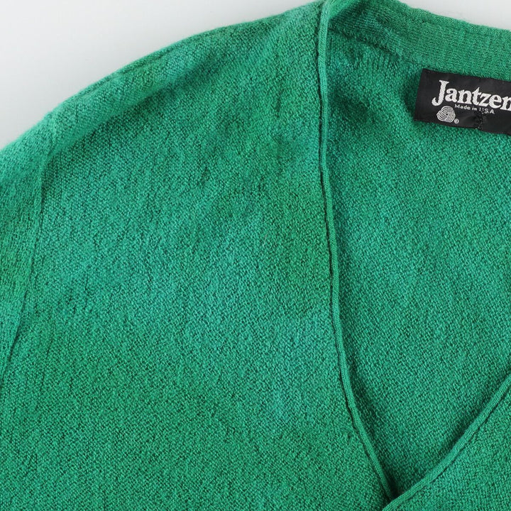 80'S Jantzen wool knit cardigan, made in USA, men's M, vintage /eaa383908