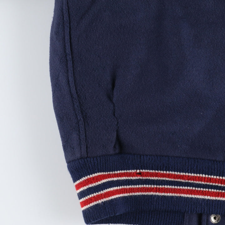 90'S GB sport leather sleeve wool varsity jacket award jacket varsity jacket made in USA men's M vintage /eaa384012