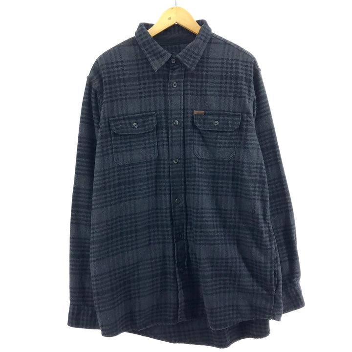 ORVIS Long Sleeve Heavy Flannel Check Shirt Men's XL /eaa384088