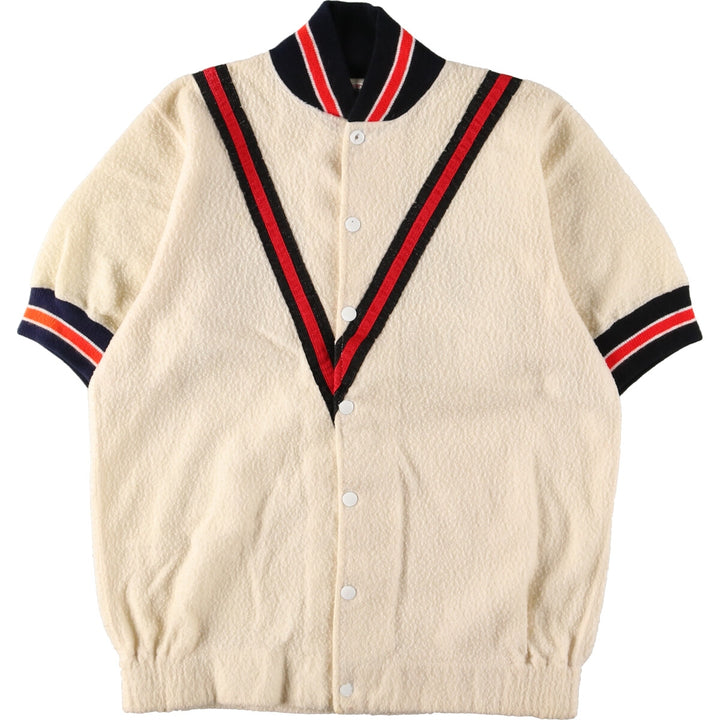 60's BILL SMITH Numbering Short Sleeve Wool Sports Jacket Men's M Vintage /eaa384108