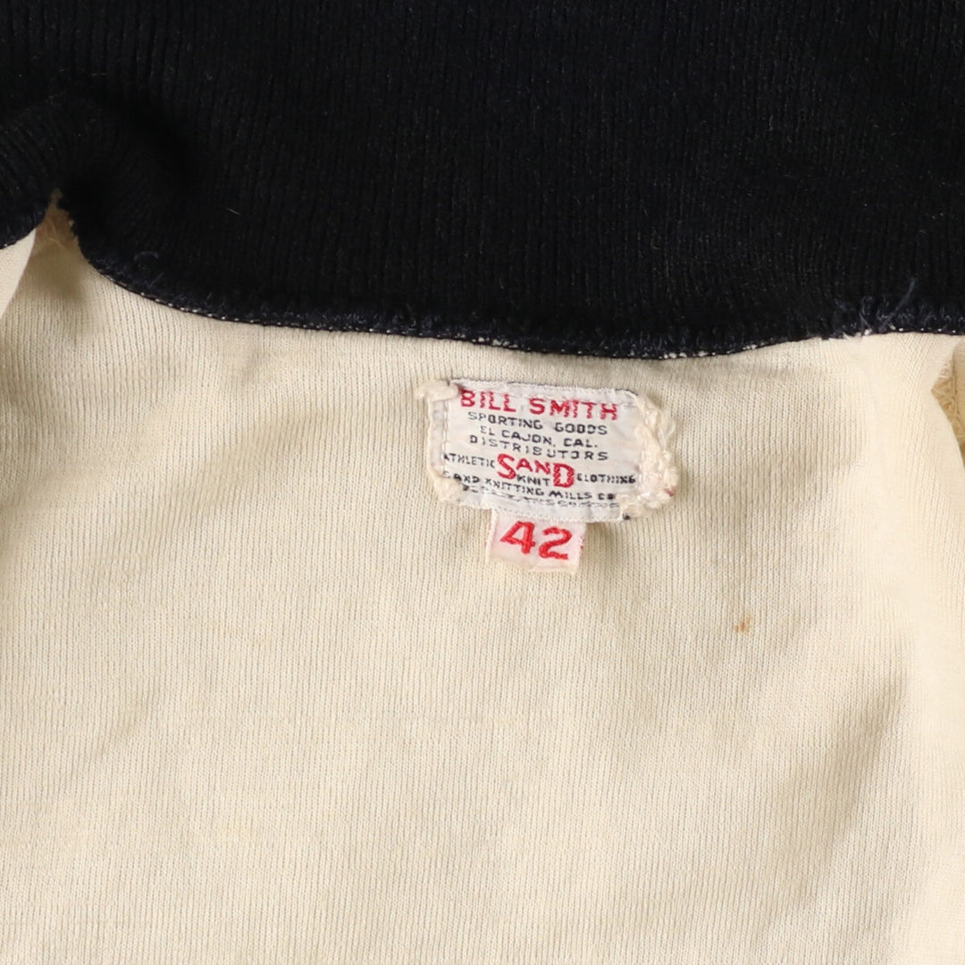 60's BILL SMITH Numbering Short Sleeve Wool Sports Jacket Men's M Vintage /eaa384108